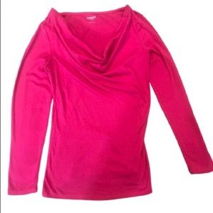 Express sexy basic - fuschia long sleeve